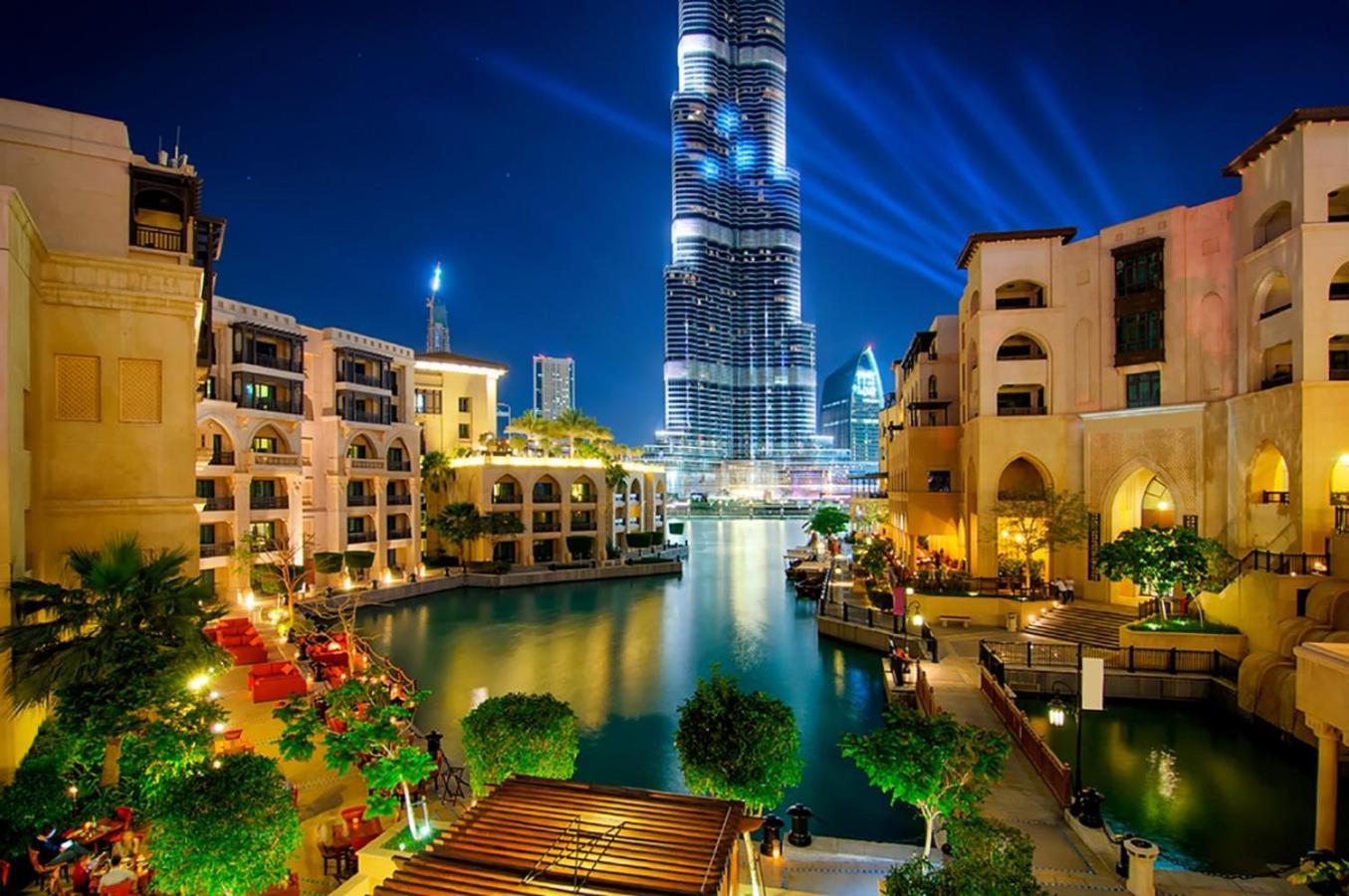 Trophy 2Br Aladdin Estate W Burj Khalifa View Apartment Dubai Exterior photo
